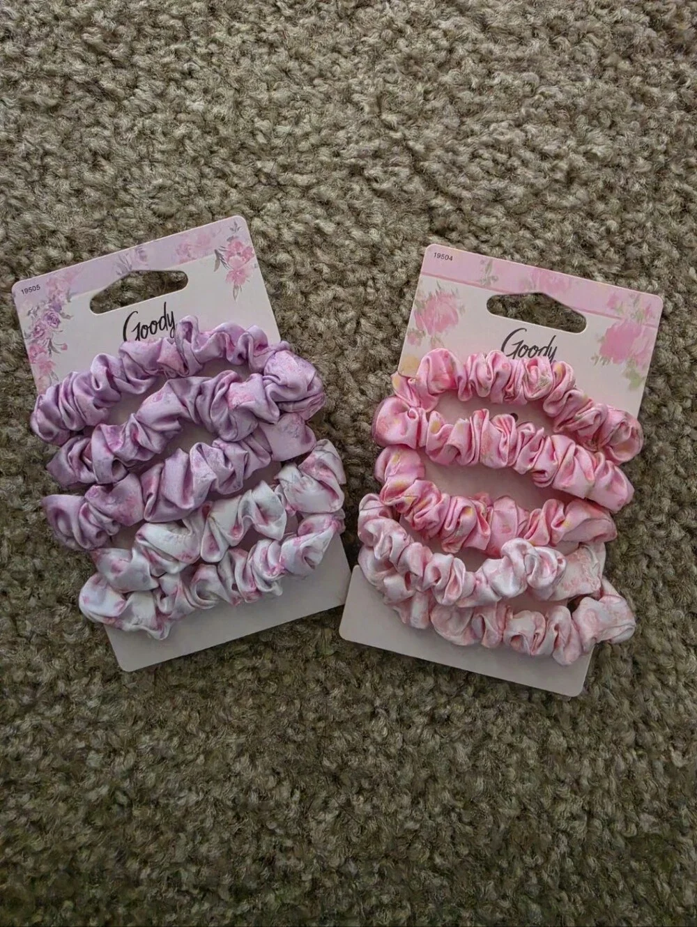 Goody x LoveShackFancy Skinny Satin Scrunchies in 5-packs (2 Pack)